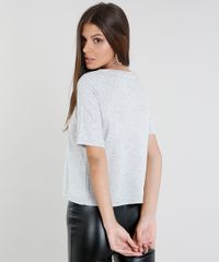 Blusa-Feminina--I-m-a-Myth---Manga-Curta-Decote-Redondo-Cinza-Mescla-Claro-9436144-Cinza_Mescla_Claro_2