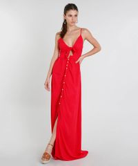 Vestido-Feminino-Longo-com-No-e-Botoes-Alca-Fina-Vermelho-9444486-Vermelho_3