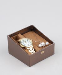 Kit-de-Relogio-Analogico-Mondaine-Feminino---Brinco---Colar---83436LPMVDE1KA-Dourado-9527718-Dourado_1
