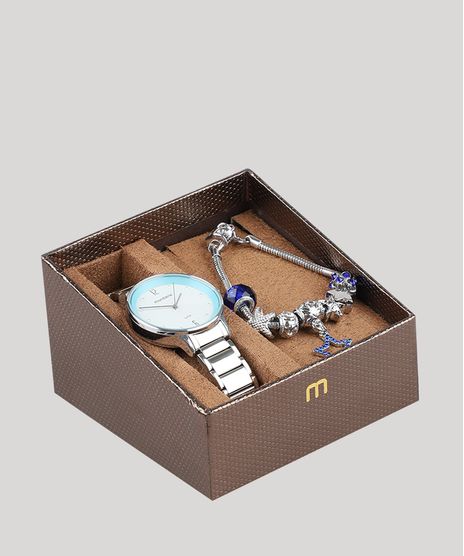 Kit-de-Relogio-Analogico-Mondaine-Feminino---Pulseira---53567L0MVNE2KA-Prateado-9527697-Prateado_1