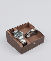 Kit-de-Relogio-Analogico-Mondaine-Masculino---Pulseira---83440G0MVNE1KA-Prateado-9527694-Prateado_1