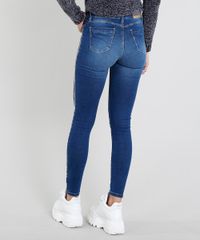 Calca-Jeans-Feminina-Sawary-Cigarrete-com-Faixa-Lateral-Animal-Print-Azul-Escuro-9472030-Azul_Escuro_2