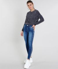 Calca-Jeans-Feminina-Sawary-Cigarrete-com-Faixa-Lateral-Animal-Print-Azul-Escuro-9472030-Azul_Escuro_3