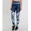 Calca-Legging-Feminina-Esportiva-Ace-com-Estampa-de-Folhagem-Azul-Marinho-9400118-Azul_Marinho_1