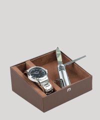 Kit-de-Relogio-Analogico-Mondaine-Masculino---Canivete---99142G0MVNE1K1-Prateado-9527826-Prateado_1