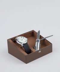 Kit-de-Relogio-Analogico-Mondaine-Masculino---Canivete---99212G0MVNI1KA-Prateado-9527845-Prateado_1