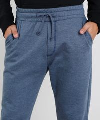 Calca-Masculina-Basica-em-Moletom-Azul-9478728-Azul_2