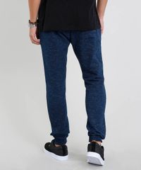 Calca-Masculina-Jogger-Mescla-em-Moletom--Azul-Marinho-9442740-Azul_Marinho_4