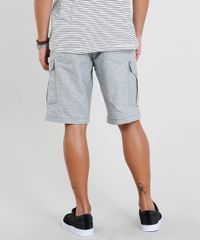 Bermuda-Masculina-Cargo-com-Cordao-Cinza-Mescla-Claro-9450097-Cinza_Mescla_Claro_4