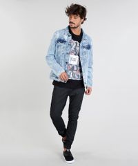 Jaqueta-Jeans-Masculina-Trucker-com-Bolsos-e-Rasgos-Azul-Claro-9449454-Azul_Claro_3 Jaqueta-Jeans-Masculina-Trucker-com-Bolsos-e-Rasgos-Azul-Claro-9449454-Azul_Claro_3