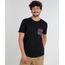 Camiseta-Masculina-com-Bordado-de-Rosa-Manga-Curta-Gola-Careca-Preta-9447031-Preto_1