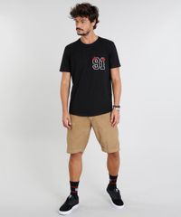 Camiseta-Masculina-com-Bordado-de-Rosa-Manga-Curta-Gola-Careca-Preta-9447031-Preto_3