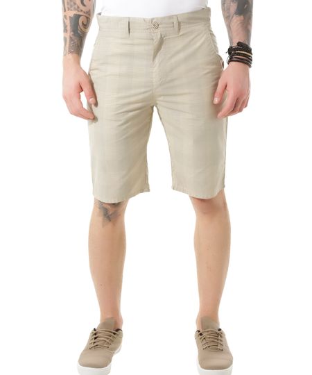 Bermuda-Slim-Xadrez-Bege-Claro-8309672-Bege_Claro_1 Bermuda-Slim-Xadrez-Bege-Claro-8309672-Bege_Claro_1