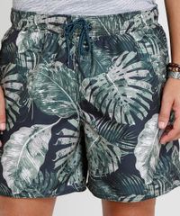 Short-Masculino-Estampado-de-Folhagens-com-Bolsos-Preto-9336817-Preto_2 Short-Masculino-Estampado-de-Folhagens-com-Bolsos-Preto-9336817-Preto_2