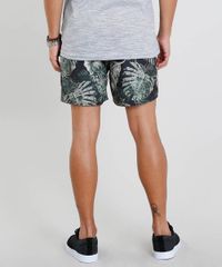 Short-Masculino-Estampado-de-Folhagens-com-Bolsos-Preto-9336817-Preto_4 Short-Masculino-Estampado-de-Folhagens-com-Bolsos-Preto-9336817-Preto_4