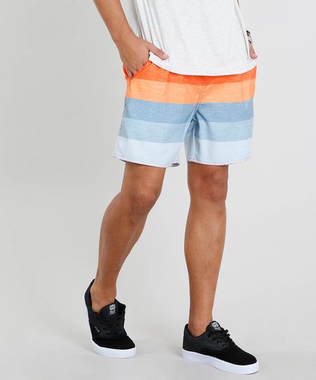Short-Masculino-Listrado-com-Bolsos-Laranja-9336816-Laranja_1