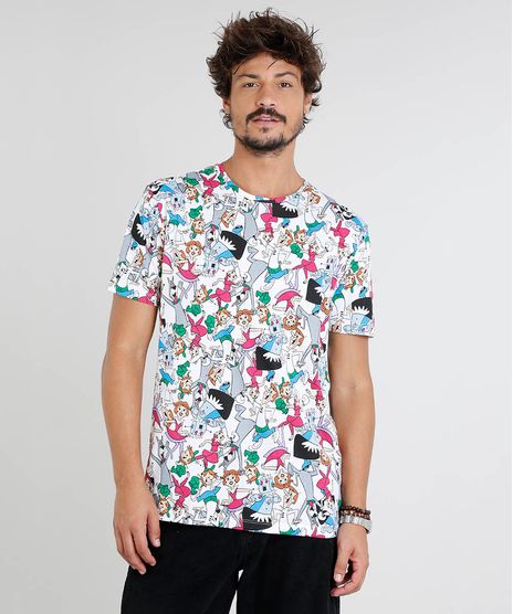 Camiseta-Masculina-Os-Jetsons-Estampada-Manga-Curta-Gola-Careca-Off-White-9434500-Off_White_1