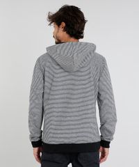 Blusao-Masculino-Listrado-com-Capuz-em-Moletom-Preto-9361156-Preto_2