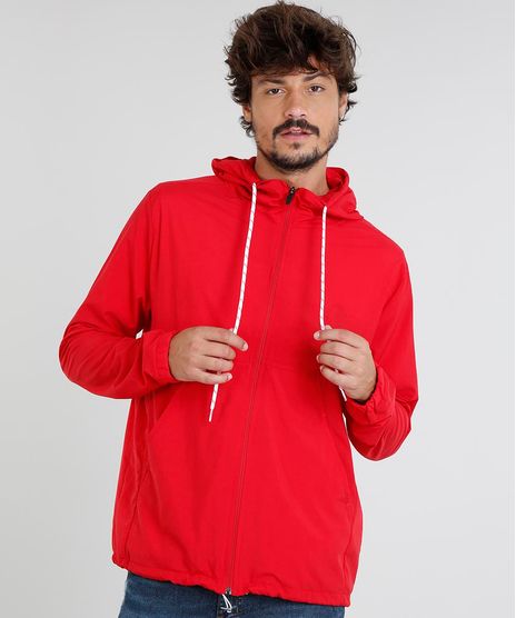 Jaqueta-Corta-Vento-Masculina-com-Capuz-Vermelha-9307571-Vermelho_1