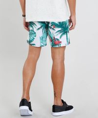 Short-Masculino-Estampado-de-Flamingo-com-Bolsos-Off-White-9308701-Off_White_4