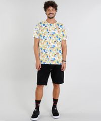 Camiseta-Masculina-Os-Simpsons-Estampada-Manga-Curta-Gola-Careca-Off-White-9434506-Off_White_3