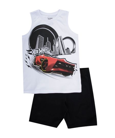 Conjunto-de-Regata-Branca---Bermuda-Hot-Wheels-Preta-8433078-Preto_1 Conjunto-de-Regata-Branca---Bermuda-Hot-Wheels-Preta-8433078-Preto_1