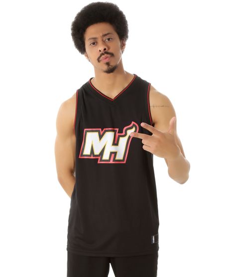 Regata-Miami-Heat-NBA-Preta-8411371-Preto_1