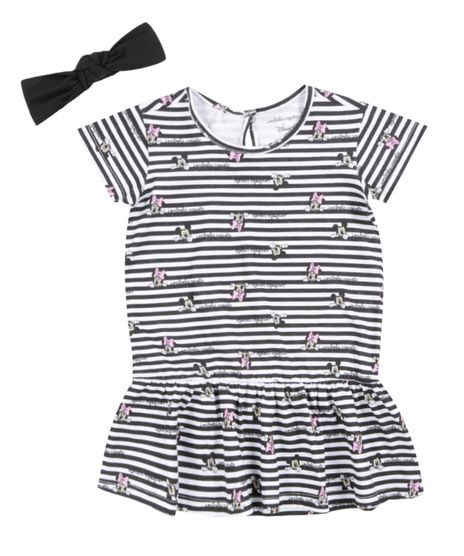 Vestido-Listrado---Faixa-de-Cabelo-Isabela-Capeto---Disney-Branco-8401326-Branco_1