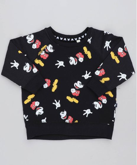 Blusao-Infantil-Mickey-Estampado-em-Moletom--Preto-9168750-Preto_1