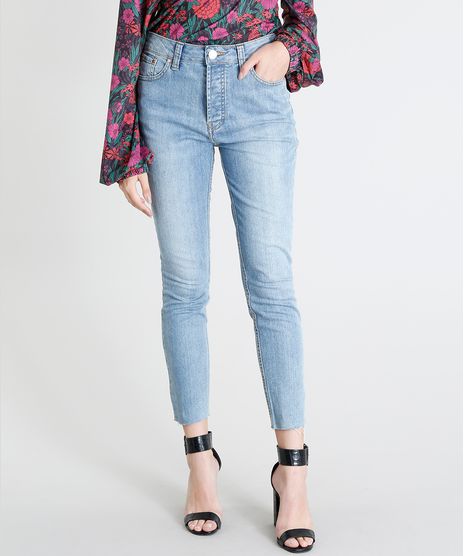 Calca-Jeans-Feminina-Mindset-Skinny-Cintura-Alta-Barra-Desfiada-Azul-Claro-9476612-Azul_Claro_1