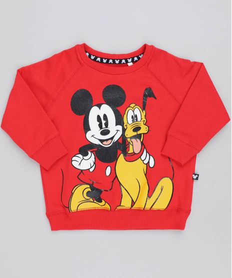 Blusao-Infantil-Mickey-e-Pluto-em-Moletom-Manga-Longa-Vermelha-9464533-Vermelho_1