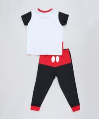 Pijama-Infantil-Mickey-Manga-Curta-Cinza-Mescla-9476326-Cinza_Mescla_2