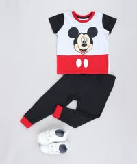 Pijama-Infantil-Mickey-Manga-Curta-Cinza-Mescla-9476326-Cinza_Mescla_3