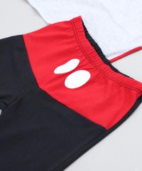 Pijama-Infantil-Mickey-Manga-Curta-Cinza-Mescla-9476326-Cinza_Mescla_5