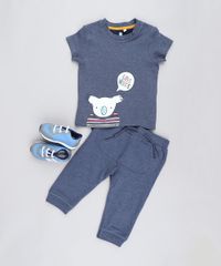 Body-Camiseta-Infantil-com-Estampa-de-Coala-Manga-Curta-Gola-Careca-Azul-9205094-Azul_3