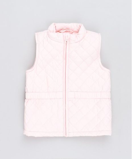 Colete-Infantil-Puffer-Matelasse-Rosa-Claro-9349781-Rosa_Claro_1