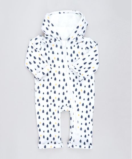 Macacao-Infantil-Estampado-de-Arvores-com-Capuz-e-Orelhinhas-Off-White-9205091-Off_White_1