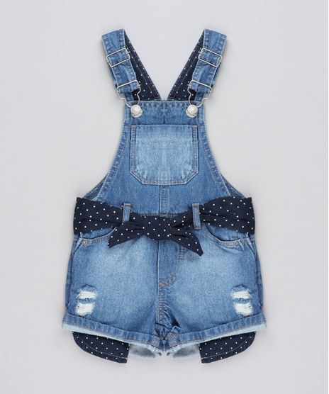 Jardineira-Jeans-Infantil-com-Faixa-Estampada-de-Poa-Azul-Medio-9438031-Azul_Medio_1