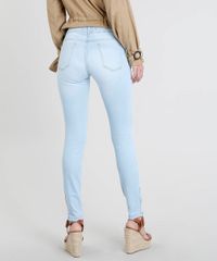 Calca-Jeans-Feminina-Super-Skinny-com-Ziper-na-Barra-Azul-Claro-8785175-Azul_Claro_2