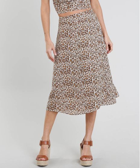 Saia-Feminina-Envelope-Midi-Estampada-Animal-Print-Bege-9439217-Bege_1