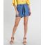 Short-Jeans-Feminino-com-Bolsos-e-Faixa-para-Amarrar-Azul-Medio-9493340-Azul_Medio_1
