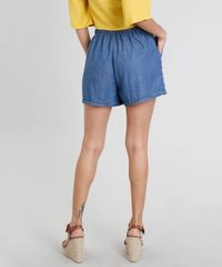Short-Jeans-Feminino-com-Bolsos-e-Faixa-para-Amarrar-Azul-Medio-9493340-Azul_Medio_2