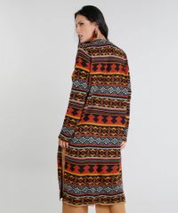 Capa-Feminina-Longa-Estampada-Etnica-com-Fendas-em-Trico-Preta-9361271-Preto_2