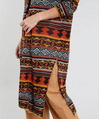 Capa-Feminina-Longa-Estampada-Etnica-com-Fendas-em-Trico-Preta-9361271-Preto_4