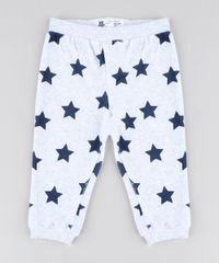 Calca-Infantil-Estampada-de-Estrelas-em-Plush-Cinza-Mescla-Claro-9195554-Cinza_Mescla_Claro_1