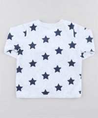 Cardigan-Infantil-Estampado-de-Estrelas-em-Plush-Cinza-Mescla-Claro-9195553-Cinza_Mescla_Claro_2