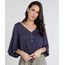Blusa-Feminina-Cropped-Ampla-com-Botoes-Manga-Curta-Decote-V-Azul-Marinho-9433360-Azul_Marinho_1