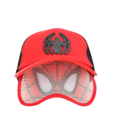 Bone-Homem-Aranha-com-Mascara-Vermelho-8457774-Vermelho_1