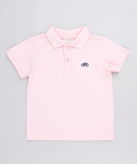 Polo-Infantil--Basica-Manga-Curta-em-Piquet-Rosa-Claro-8527029-Rosa_Claro_1