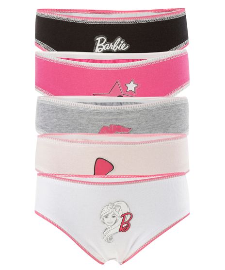 Kit-de-5-Calcinhas-Barbie-Multicor-8336603-Multicor_1